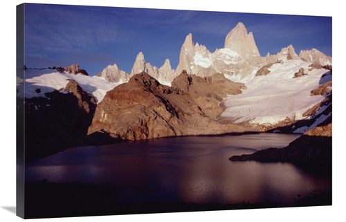 Global Gallery GCS-451130-2436-142 24 x 36 in. Fitzroy Massif with Sun