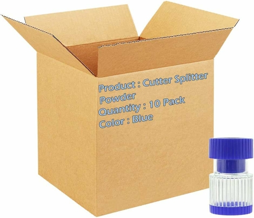 Dukal Pack of 10 Pill Crushers. Blue Cutter Splitter Powder. Pill