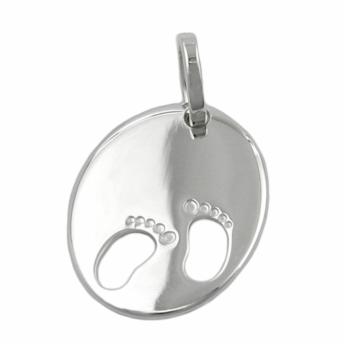 pendant baby's christening silver 925