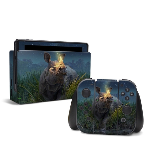 DecalGirl NSW-RHINOUNI Nintendo Switch Skin - Rhinoceros Unicornis