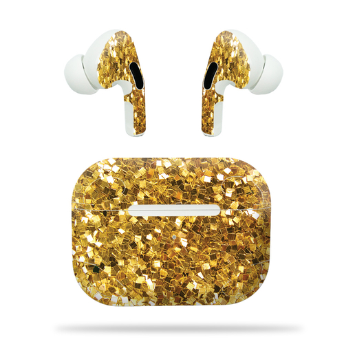 MightySkins APAIPOPR-Gold Chips Skin for Apple AirPods Pro, Gold C
