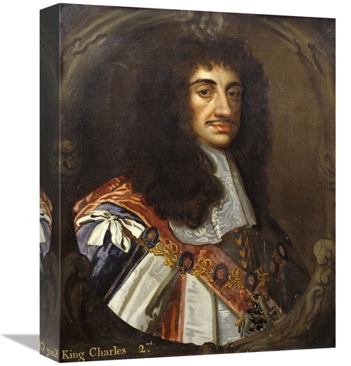 Global Gallery GCS-266760-16-142 16 in. Portrait of King Charles II Ar