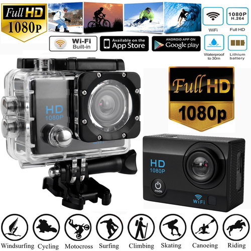 Caméra Sport Etanche WIFI Full HD 1080P Avec Boitier- Shoppy Deals