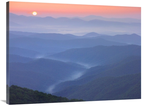 Global Gallery GCS-397020-3040-142 30 x 40 in. Sunset Over the Pisgah 