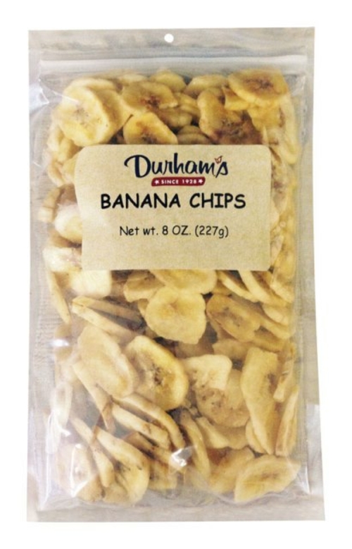 Durhams 7304270609 Banana Chips  8 oz - pack of 12