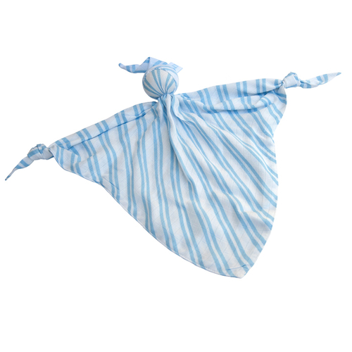 Cuski 310086 Mussi Baby Comforter, Blue Stripes