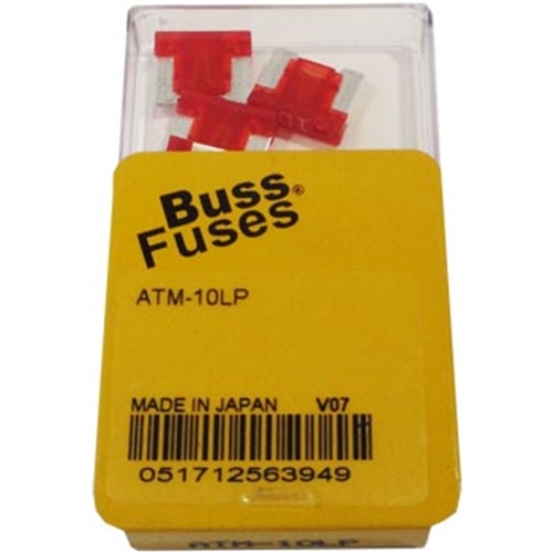 The Main Resource TMRFULP10BX 10A Low Profile Mini Fuse