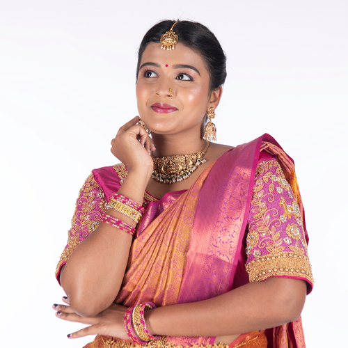 Main Fuchsia Bridal Blouse image