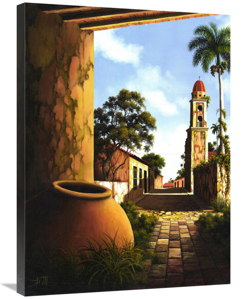 Global Gallery GCS-477341-2432-142 24 x 32 in. The Courtyard Art Print
