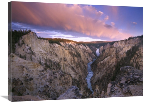Global Gallery GCS-396513-2432-142 24 x 32 in. Lower Yellowstone Falls