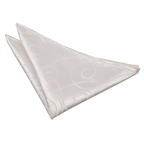 Scroll Handkerchief - Ivory