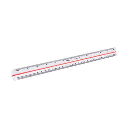 1Pc Triangular Metric Scale Ruler For Engineer