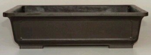 Brown Mica Bonsai Pot - Rectangle14.75" x 10.75" x 4.25" OD13.0" x