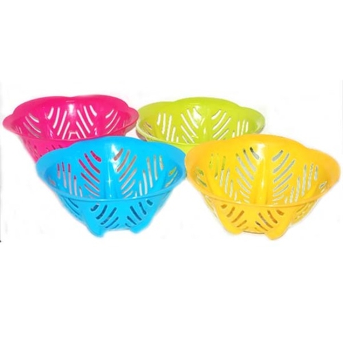 Plastic Round Basket - 4 Colors