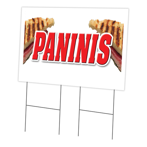 SignMission C-2436 Paninis 24 x 36 in. Paninis Yard Sign & Stake