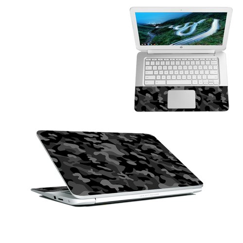 MightySkins HPCH1418-Black Camo Skin for 14 in. 2018 HP Chromebook&#44