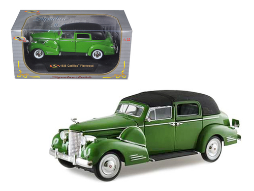 1938 Cadillac Series 90 V16 Fleetwood Green 1/32 Diecast Model Car by