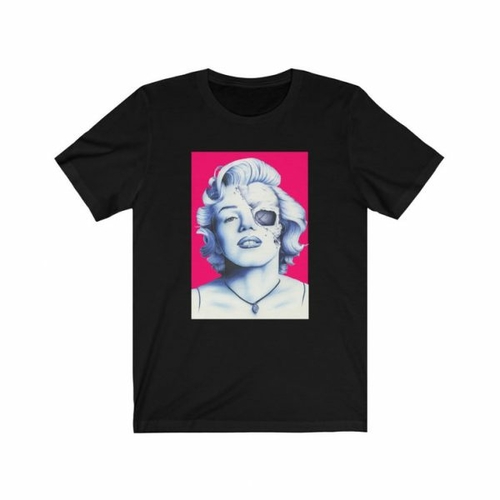 Skull face Marilyn Monroe Tee