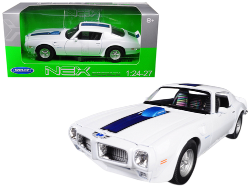 1972 Pontiac Firebird Trans Am White 1/24 - 1/27 Diecast Model Car by