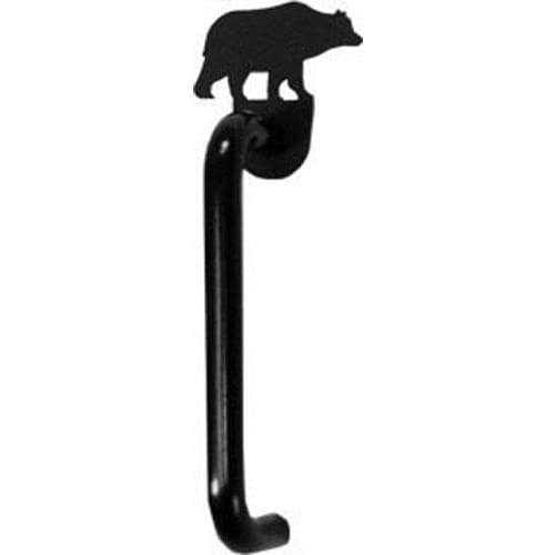 Wrought Iron Bear Cabinet Vertical Door Handle