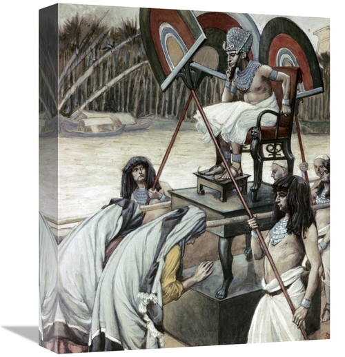 Global Gallery GCS-280460-16-142 16 in. Pharaoh & The Midwives Art Pri