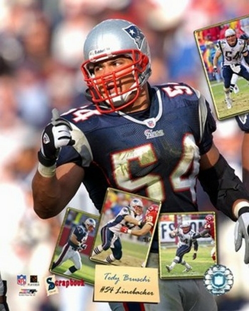 Photofile PFSAAGU06501 Tedy Bruschi - 2005 Scrapbook Sports Photo - 8 