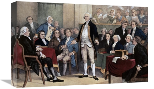 Global Gallery GCS-277224-22-142 22 in. Washington Appointed Commander