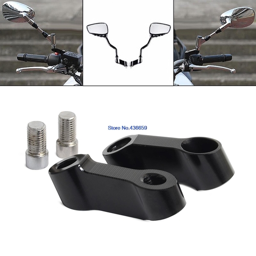 8mm Universal CNC Aluminum Motorcycle Bike Mirror