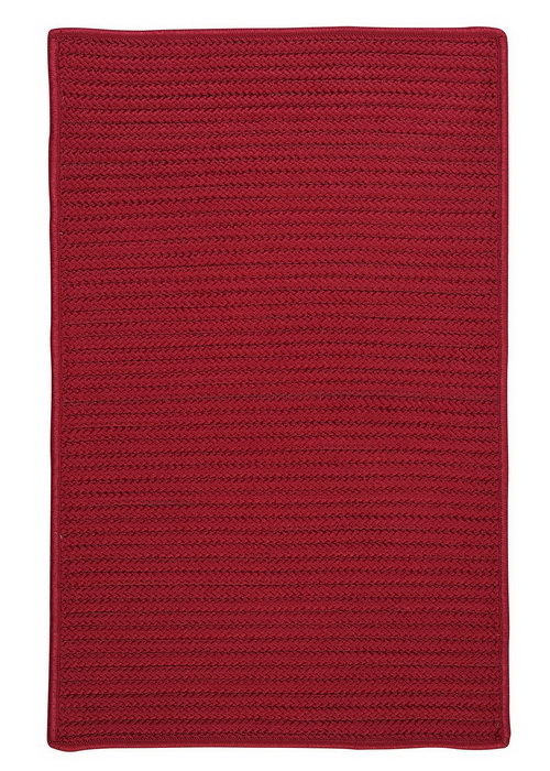 Colonial Mills Rug H578R024X036S Simply Home Solid - Sangria 2 ft. x 3