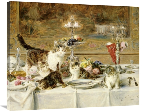 Global Gallery GCS-268215-36-142 36 in. After Dinner Art Print - Louis