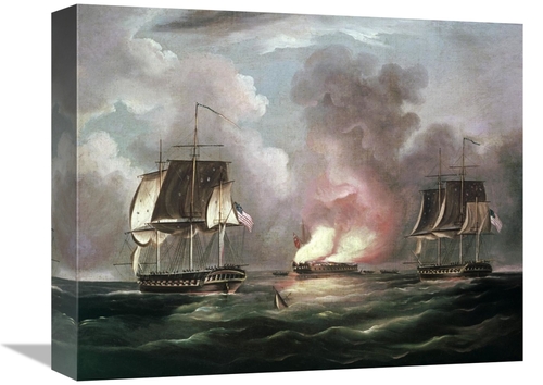 Global Gallery GCS-281805-16-142 16 in. Bonne Homme Richard vs. the Se