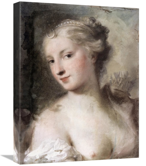 22 in. Diana Art Print - Rosalba Carriera