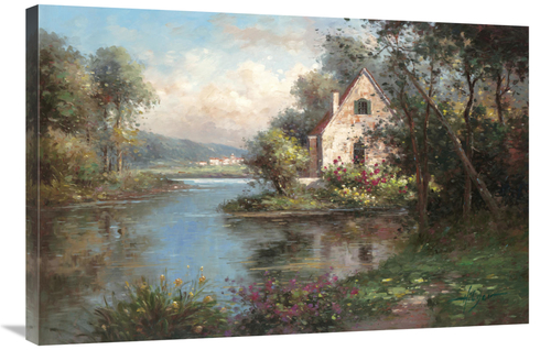 Global Gallery GCS-121361-2436-142 24 x 36 in. Enchanting Chateau Art 