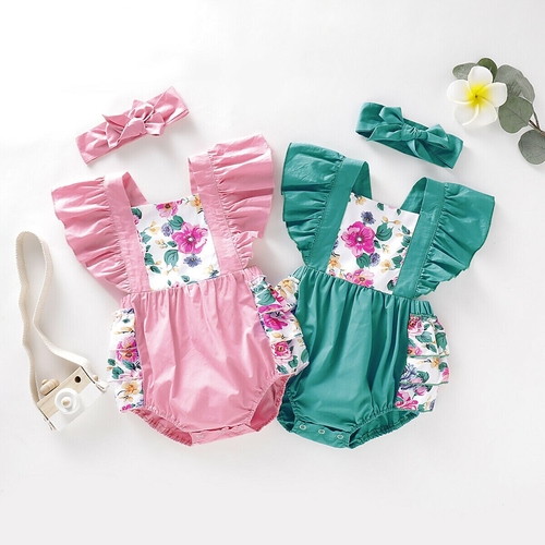 Newborn Infant Baby Girls Boys Summer Cute