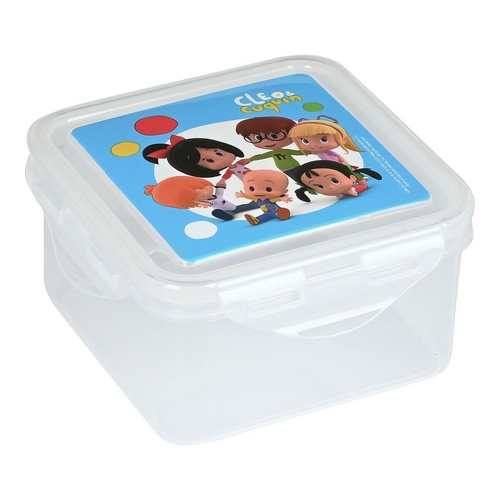 Lunch box Cleo & Cuquin Good night Polyurethane Blue (13 x 7.5 x 13