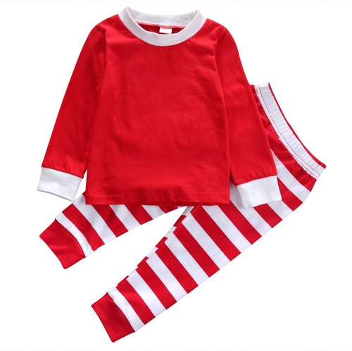 Toddler Kids Baby Boy Girls Striped Outfits