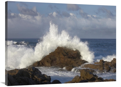 Global Gallery GCS-396546-3040-142 30 x 40 in. Crashing Waves at Garra