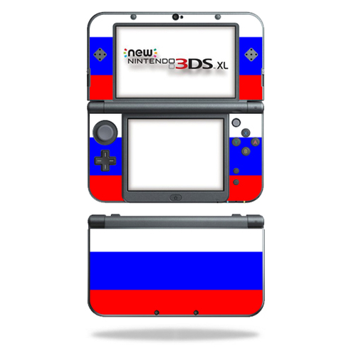 MightySkins NI3DSXL2-Russian Flag Skin Decal Wrap for New Nintendo 3DS