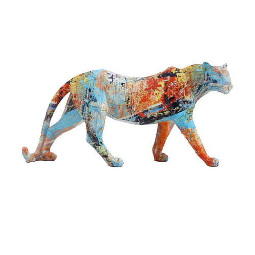 Decorative Figure DKD Home Decor 29,5 x 8,5 x 15 cm Leopard