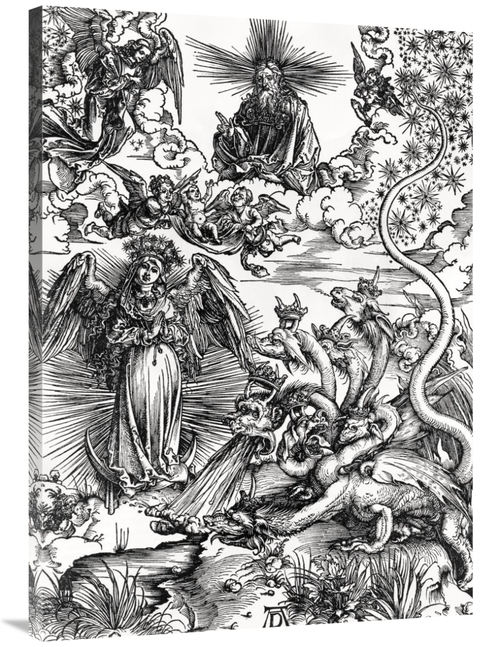 Global Gallery GCS-281996-40-142 40 in. The Apocalyptic Woman Art Prin