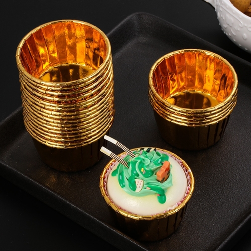 50Pcs Cupcake Wrappers Crimping Muffin Cases Cake