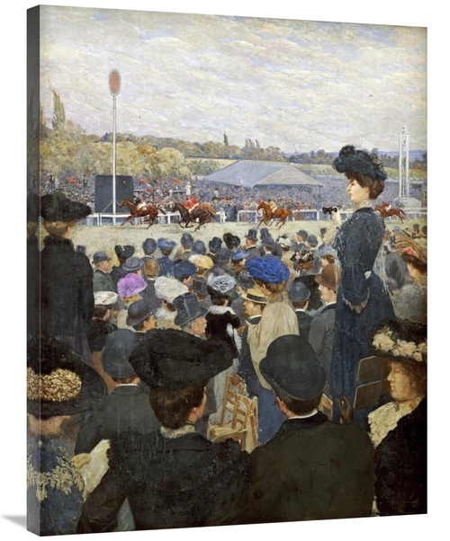 Global Gallery GCS-268688-36-142 36 in. At the Races Art Print - Edoua