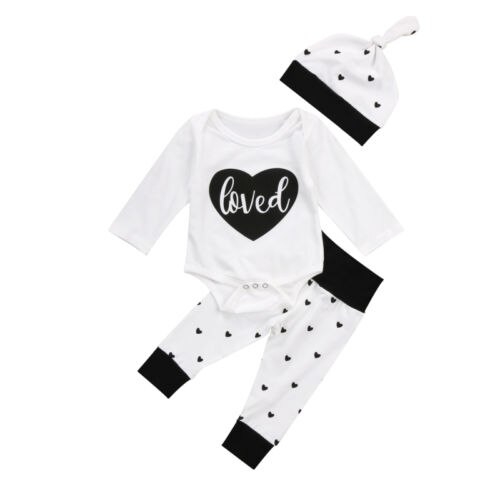 4pcs Newborn Infant Baby Girls Boys Cotton Romper