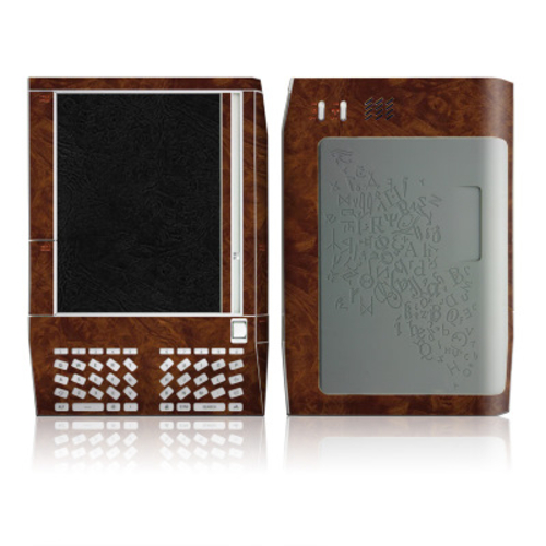 DecalGirl AKIN-DKBURL Kindle Skin - Dark Burlwood