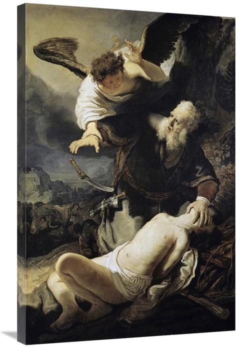 Global Gallery GCS-279598-36-142 36 in. The Sacrifice of Isaac Art Pri