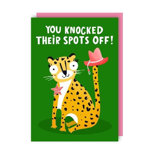 Spots Off Congratulations Card (Pack of 6)