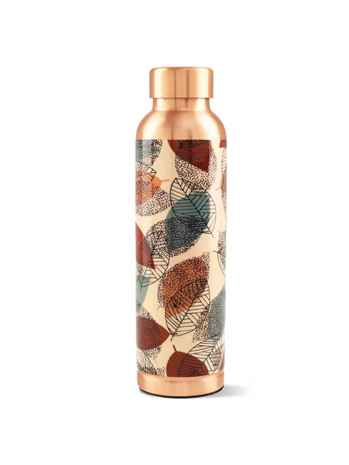 Leaf Printed Water Bottle
