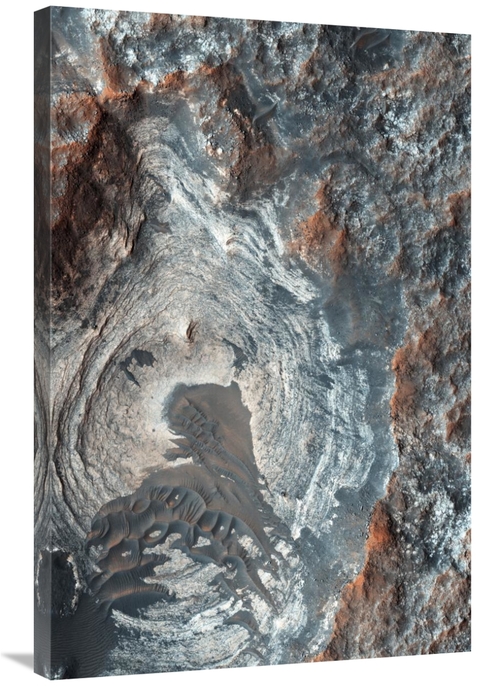 Global Gallery GCS-459307-2436-142 24 x 36 in. Mars HiRISE - Surface L