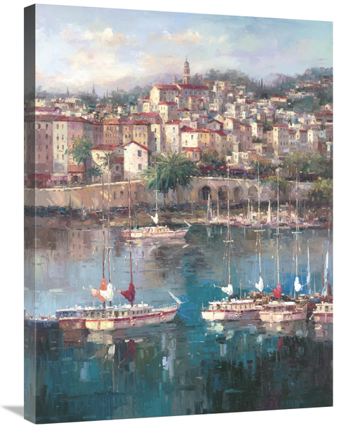 Global Gallery GCS-115318-2432-142 24 x 32 in. Mediterranean Harbor Il