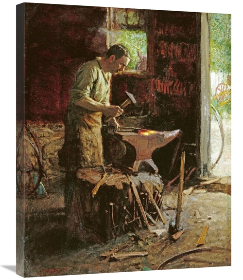 Global Gallery GCS-268405-30-142 30 in. Blacksmith Art Print - Edward 